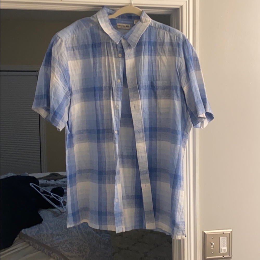Linen button up